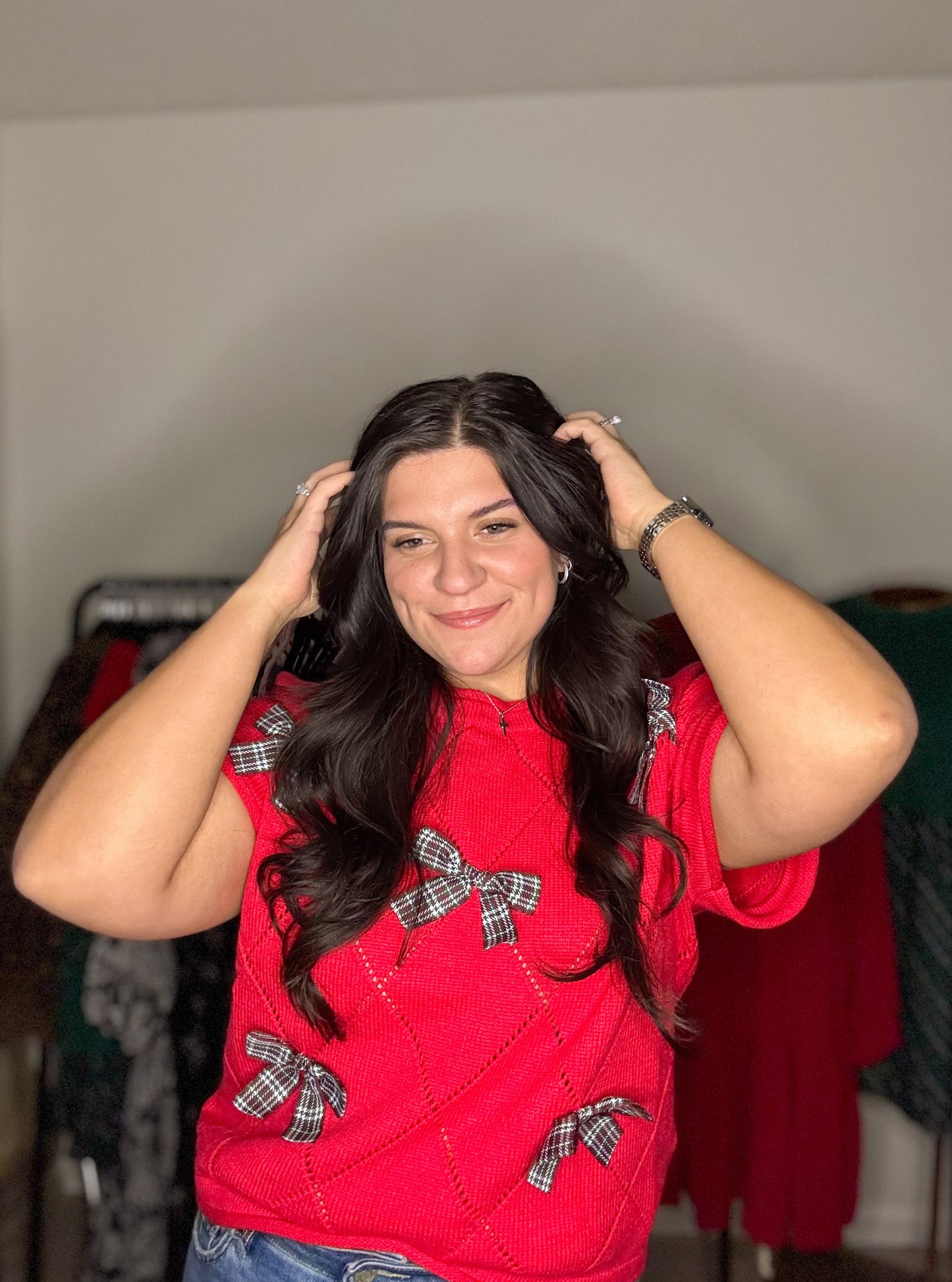 Merry & Bright Bow Knit