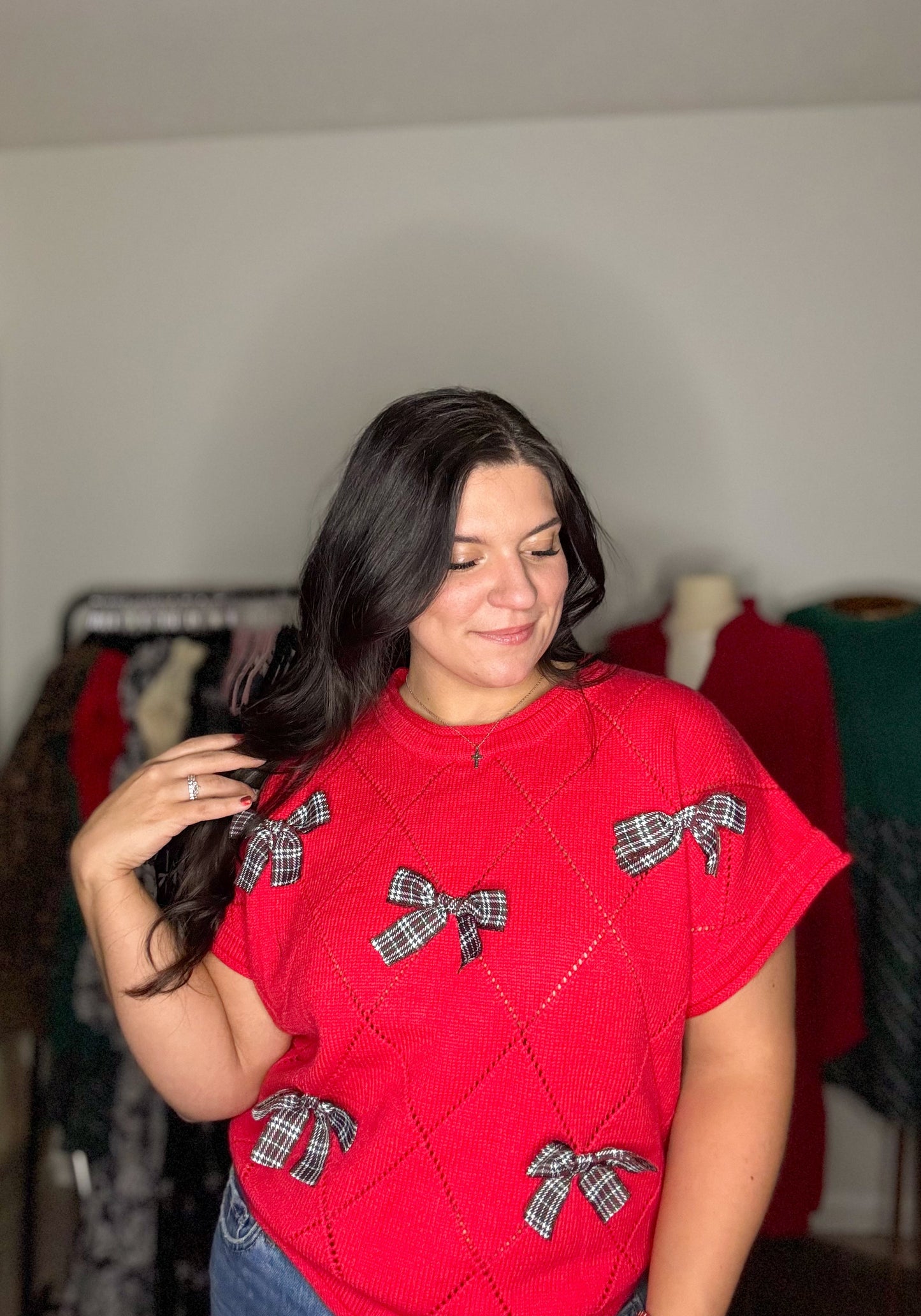 Merry & Bright Bow Knit