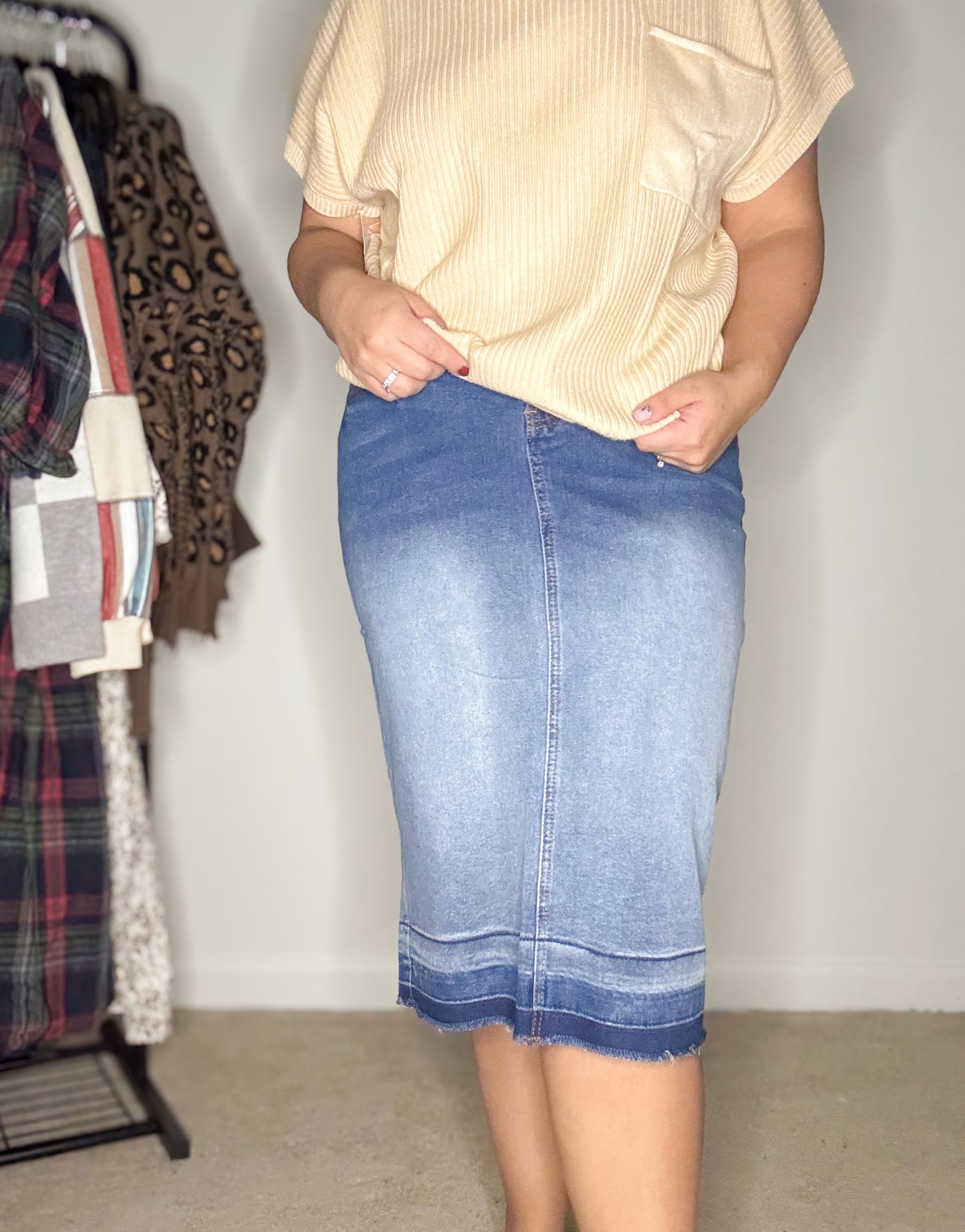 Everyday Grace Denim Midi
