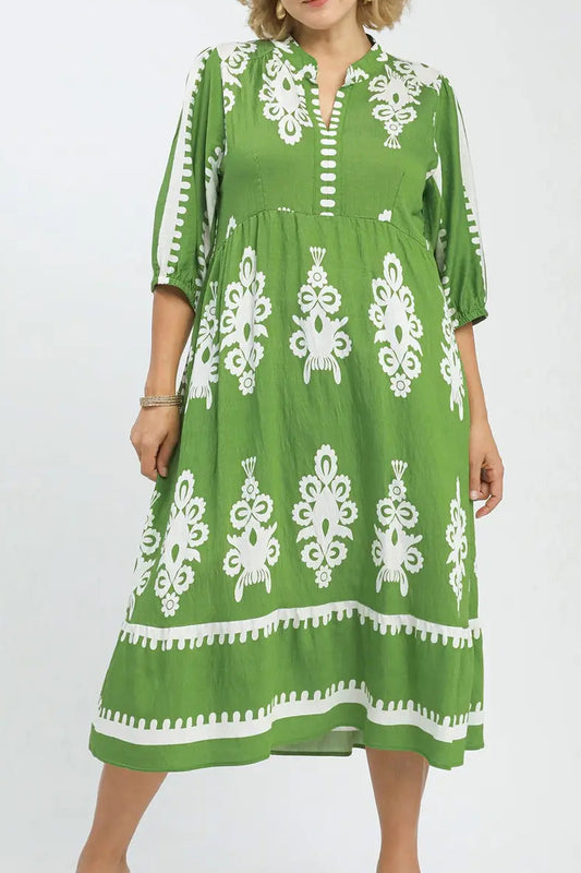 Meadow Embroidered Midi